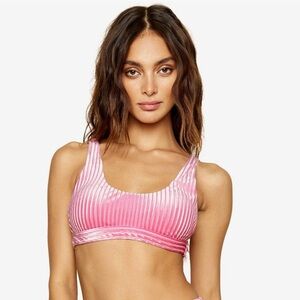 Dippin’ Daisy’s Ribbed Velvet Festival bikini top and bottom NWT both Size M